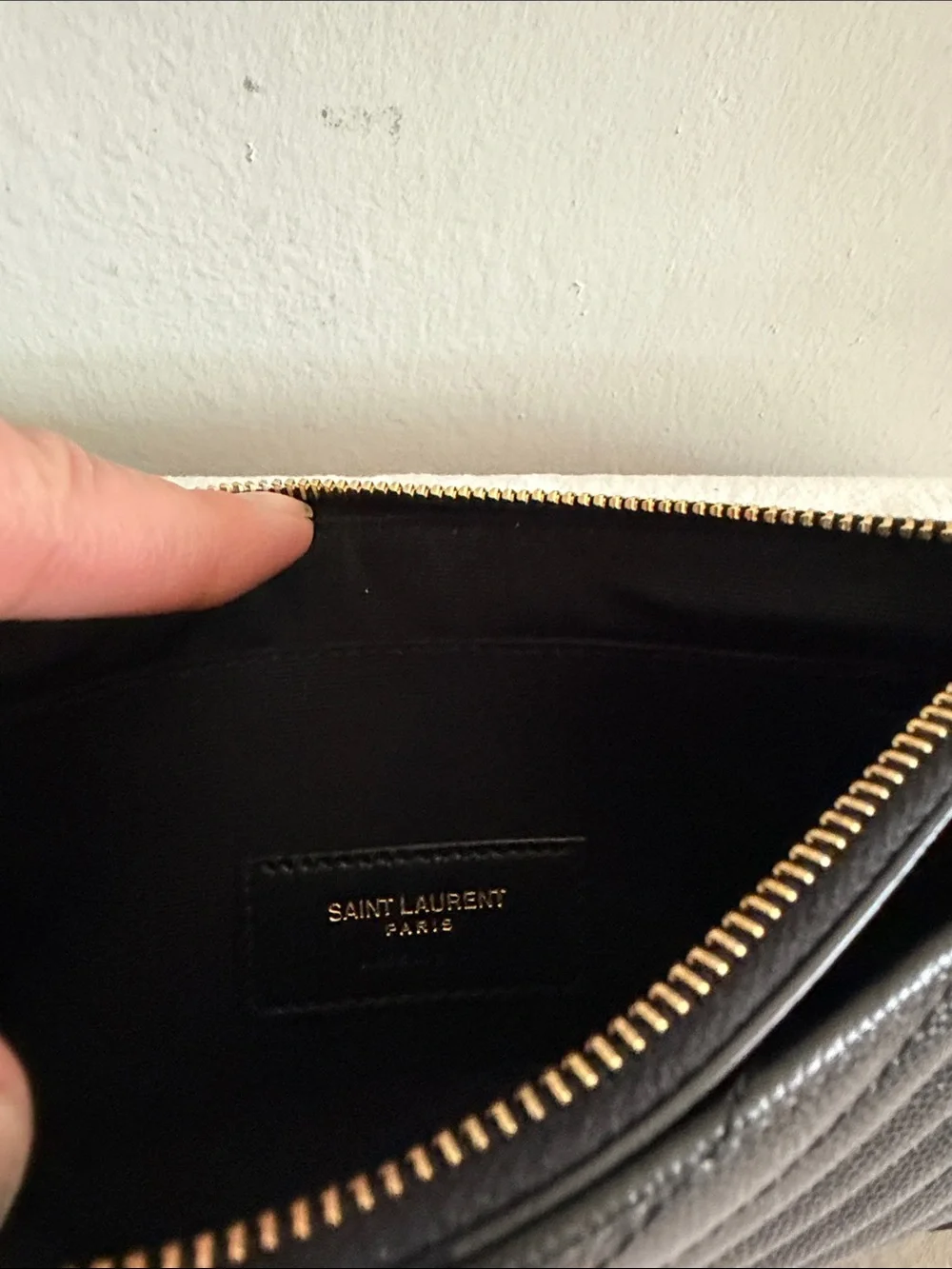 YSL Grain De Poudre Monogramme Pouch - Picture 5 of 11